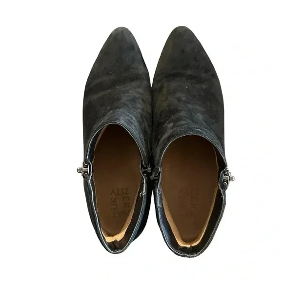 Naturalizer Women's Black Suede Ankle Boots, women’s Size 8.5 - Picture 3 of 6